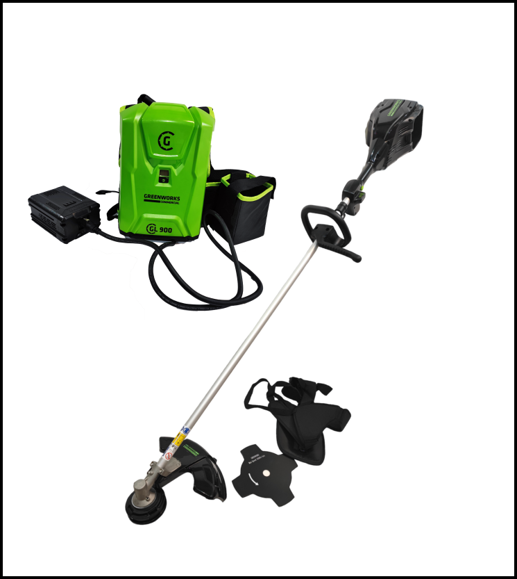 Greenworks  Akku-Trimmer GC82ST Incl Akkurucksack 12,5 Ah und Ladegerät